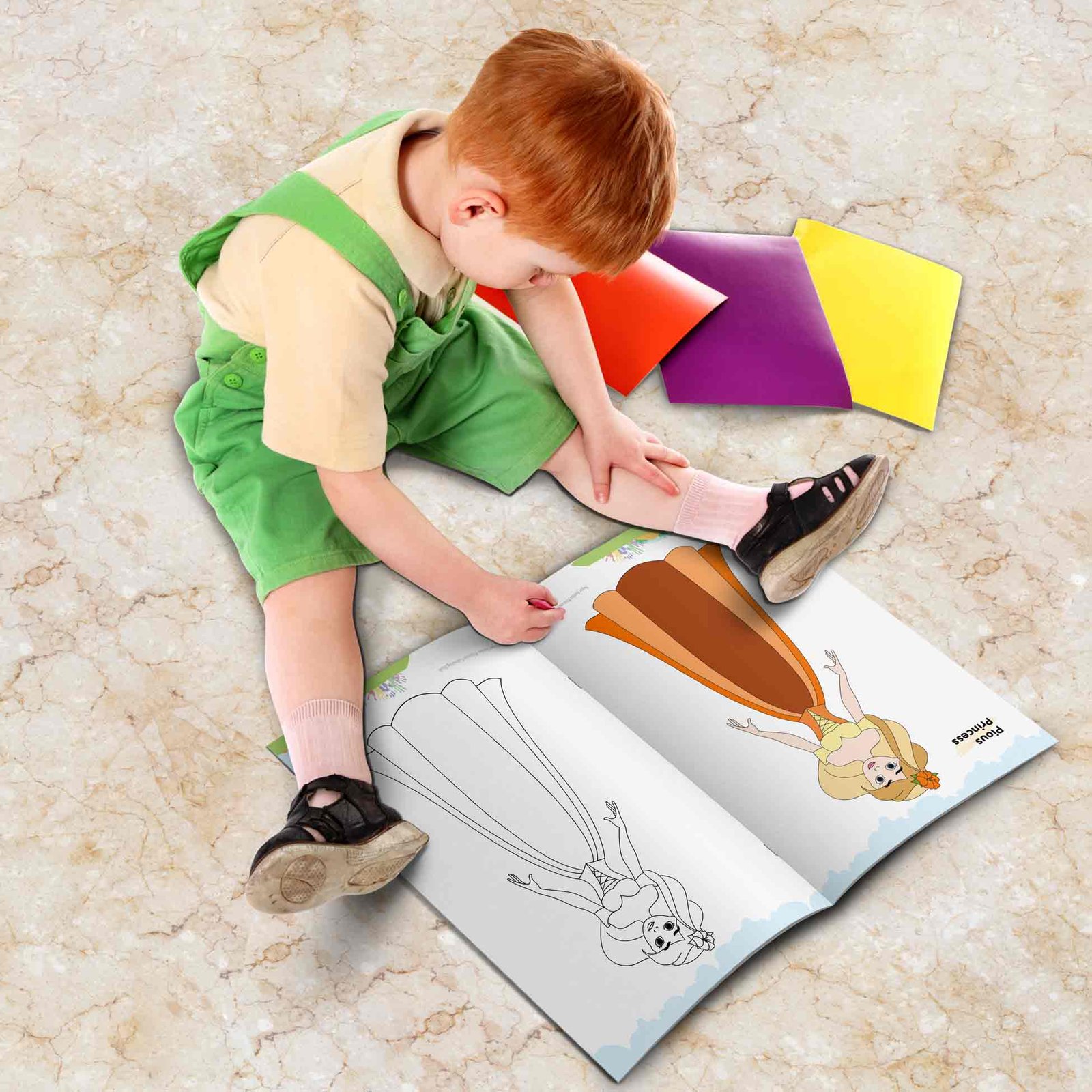 Super Jumbo Princess Colouring Book | Super Jumbo Colouring Book - Image 6