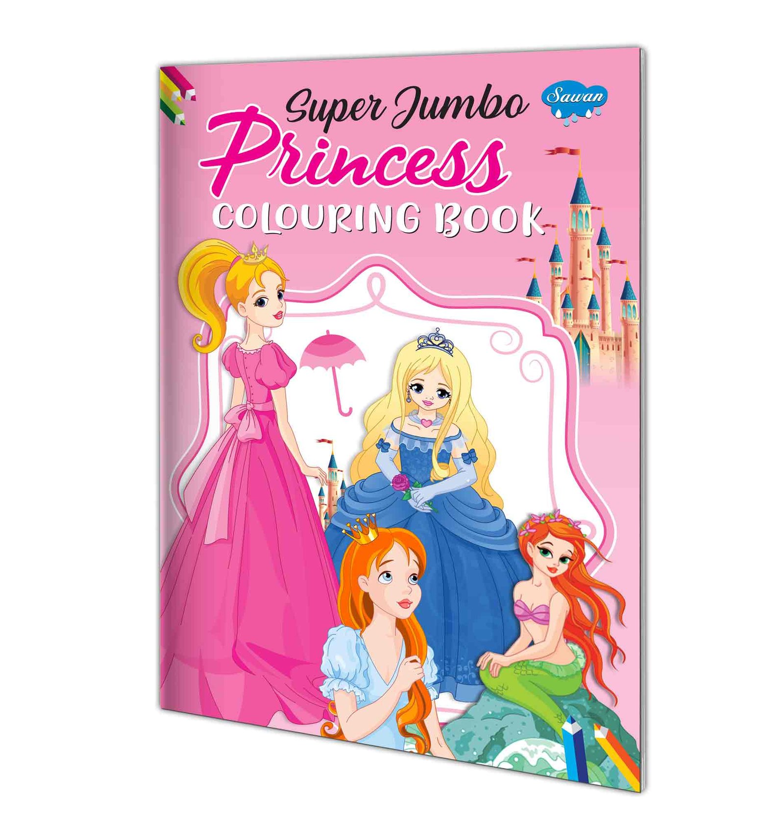 Super Jumbo Princess Colouring Book Princess Colouring Book for Kid Kids Princess Colouring Book Big Princess Colouring Book Super Jumbo Colouring Book