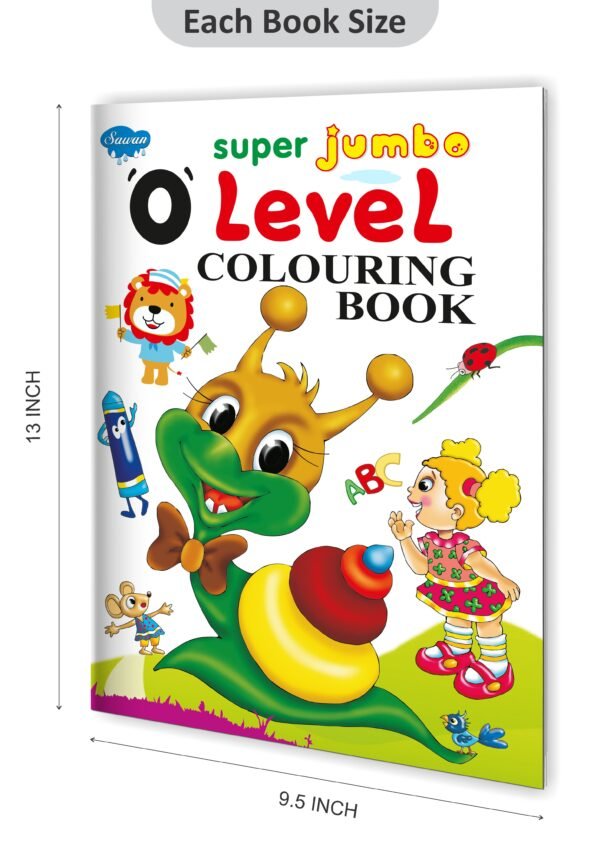 Super Jumbo '0' Level Colouring Book | Super Jumbo Colouring Book - Image 2