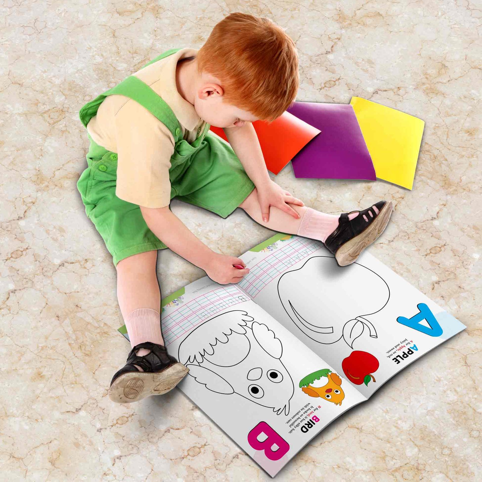 Super Jumbo Alphabet Colouring Book (Reading, Writing, Colouring) | Super Jumbo Colouring Book - Image 6