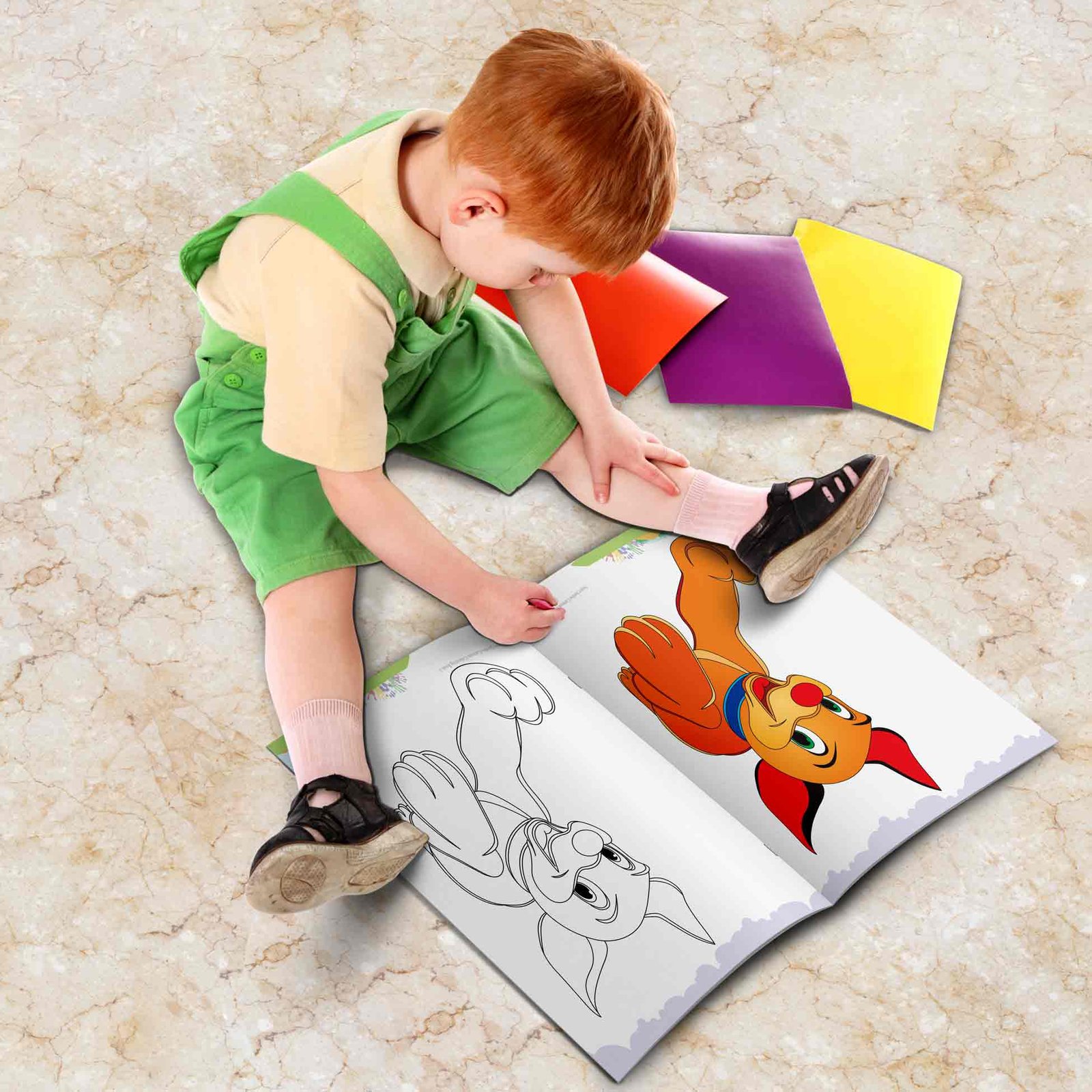 Super Jumbo Cartoon Colouring Book-3 - Image 6
