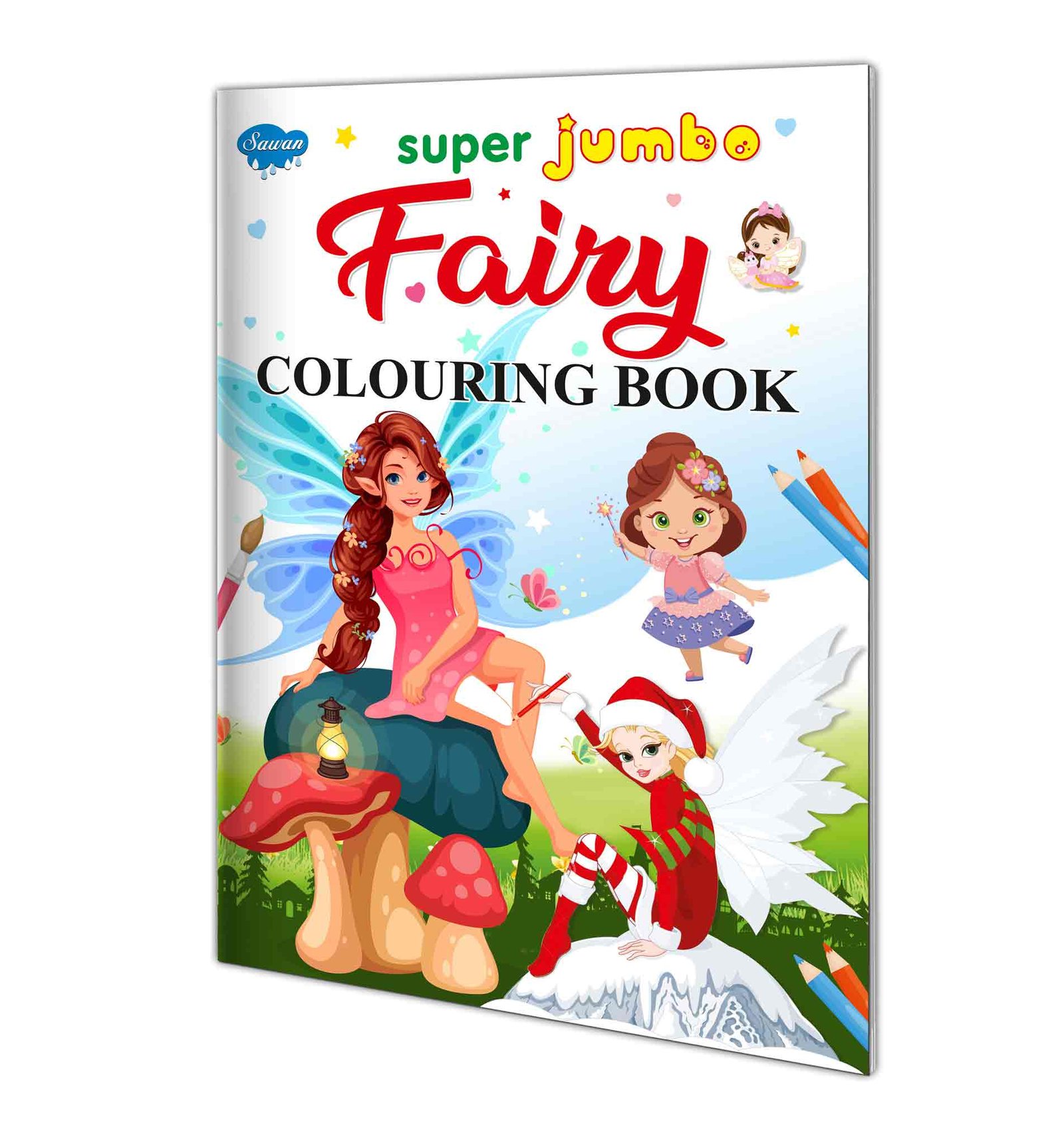 Super Jumbo Fairy Colouring Book Super Jumbo Kids Colouring Book Fairy Drawing and Colouring Book Kids Fairy Colouring Book Super Jumbo Colouring Book