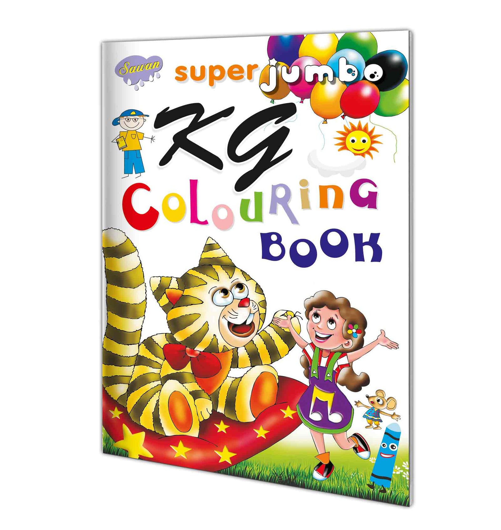 Super Jumbo KG Colouring Book Kids KG Activity Book KG Drawing and Colouring Book Super Jumbo Kids Colouring Book KG Colouring Book for Kids