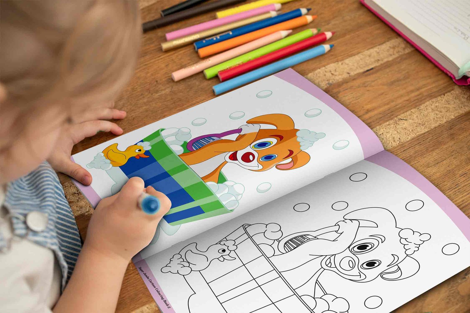 Super Jumbo Cartoon Colouring Book-2 | Super Jumbo Colouring Book - Image 7