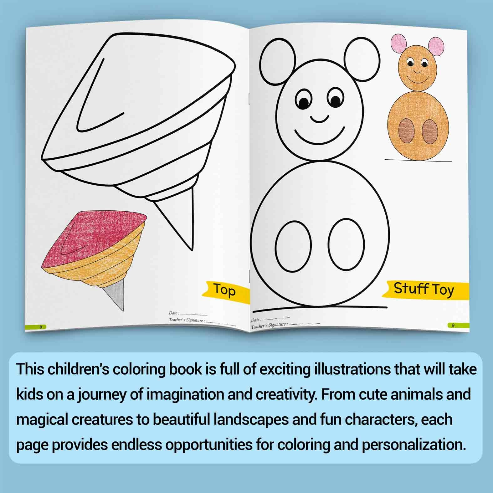 Toys | '0' Level Colouring Books | Kids Colouring Books - Image 4