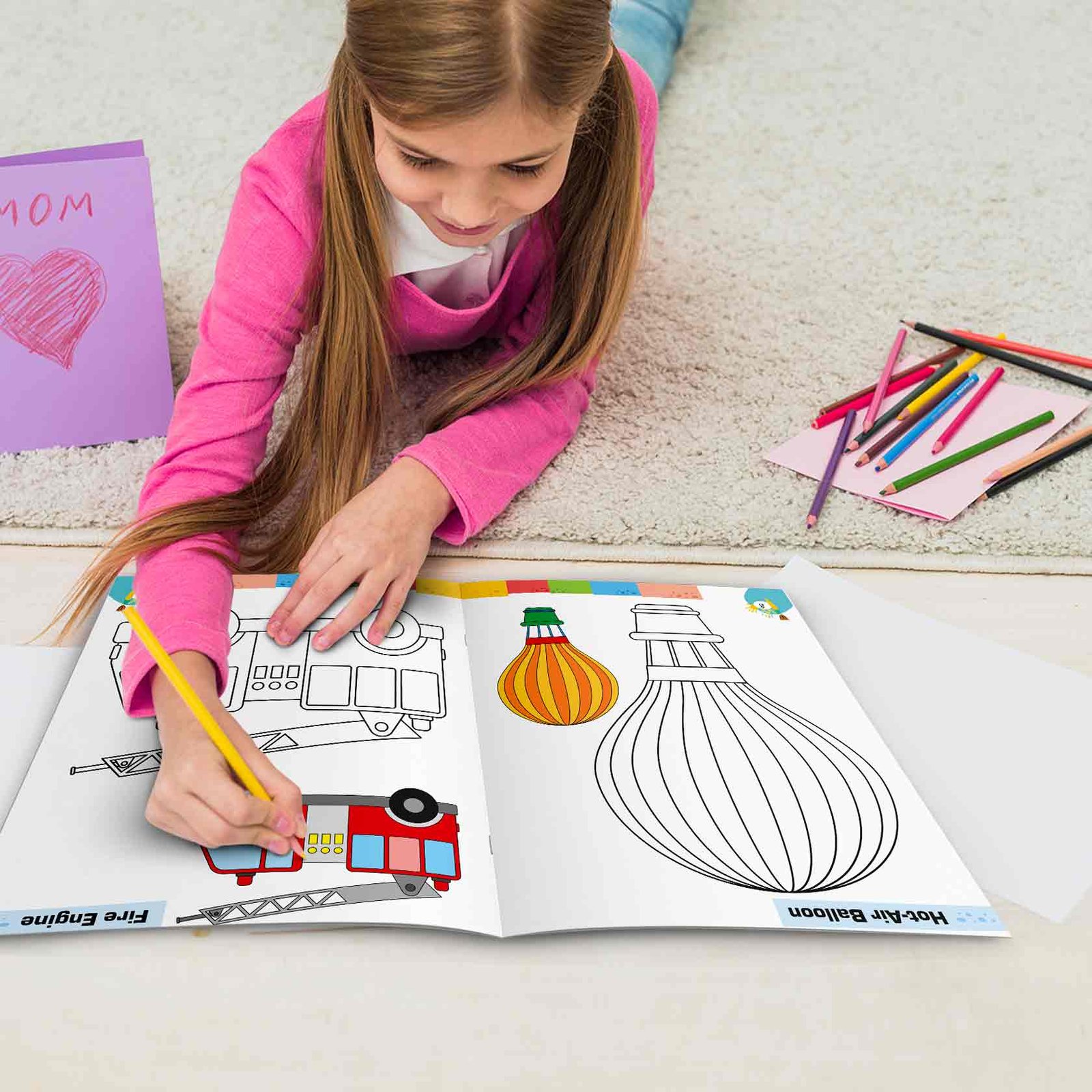 Vehicles Colouring Book | Colouring Books For children | Kids Colouring Book - Image 7