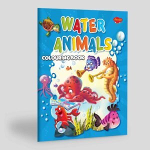 Water Animals Colouring Book Sea Life Colouring Book for Children Water Animal Drawing and Colouring Fun Ocean Animal Colouring Book Water Animal Pictures to Colour