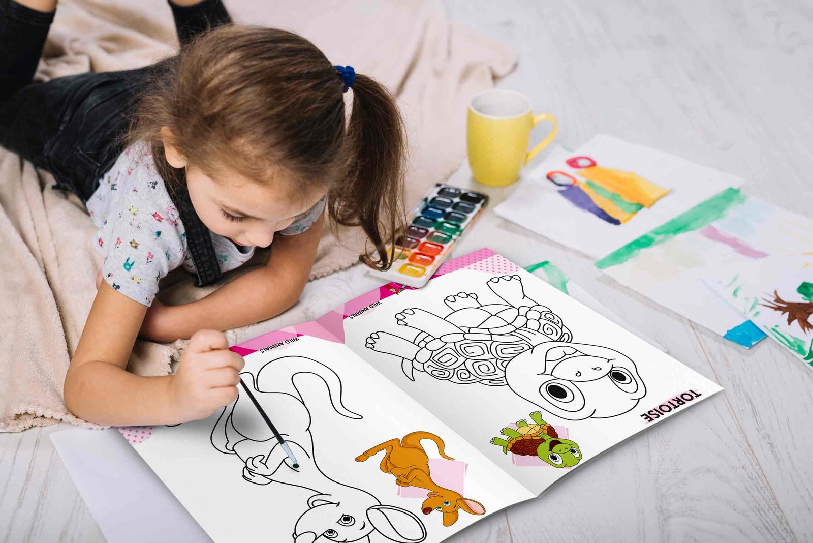 2 In 1 Copy to Colour Wild and Domestic Animals - Image 7