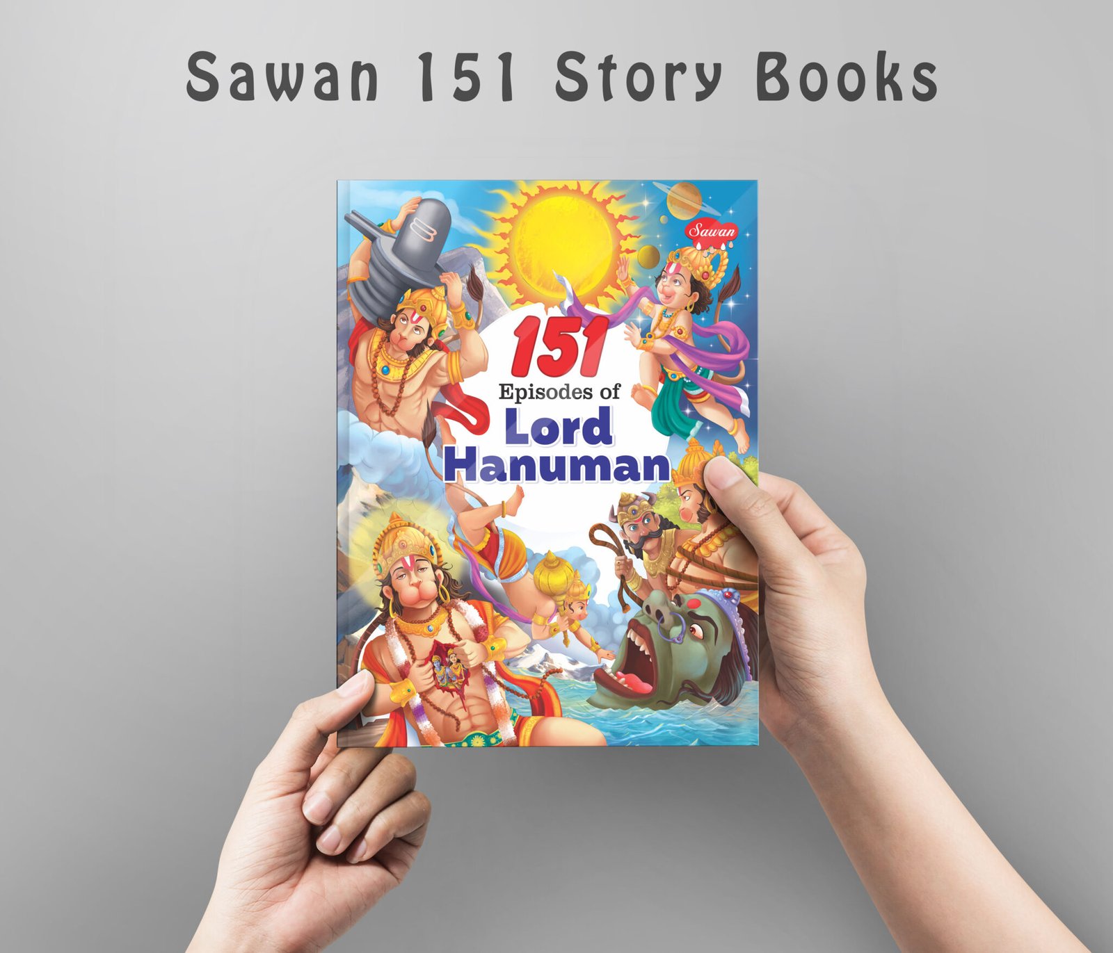 151 Episodes of Lord Hanuman | 151 Story Book - Sawan Books