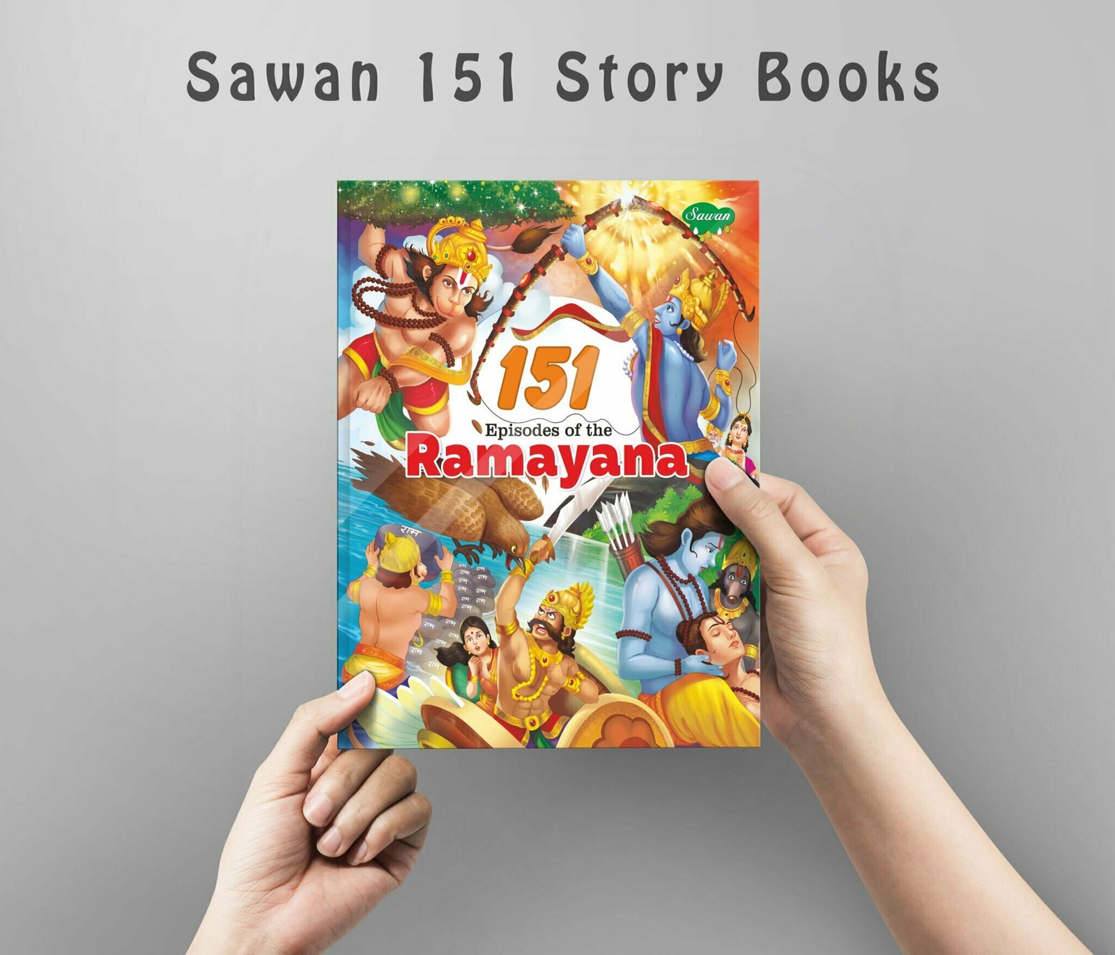 151 Episodes of the Ramayana | 151 Story Book - Sawan Books