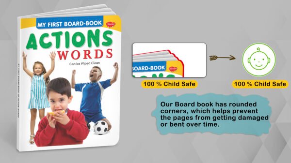 Action Words | My First Board-Book | Early Learning Picture Book - Image 3