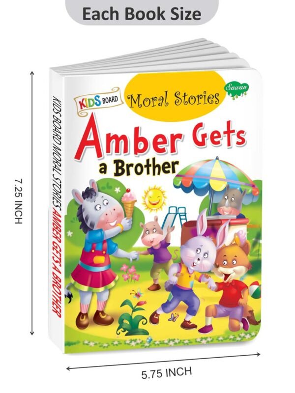 Amber Gets a Brother | Kids Board Moral Stories | Stories for Kids - Image 2