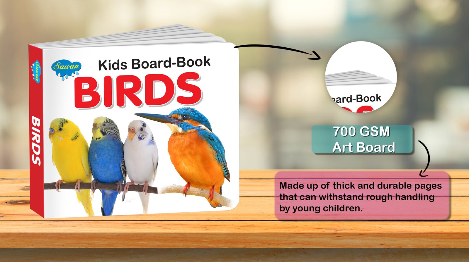 Birds | Kids Board Book | Early Learning Picture Book - Image 3