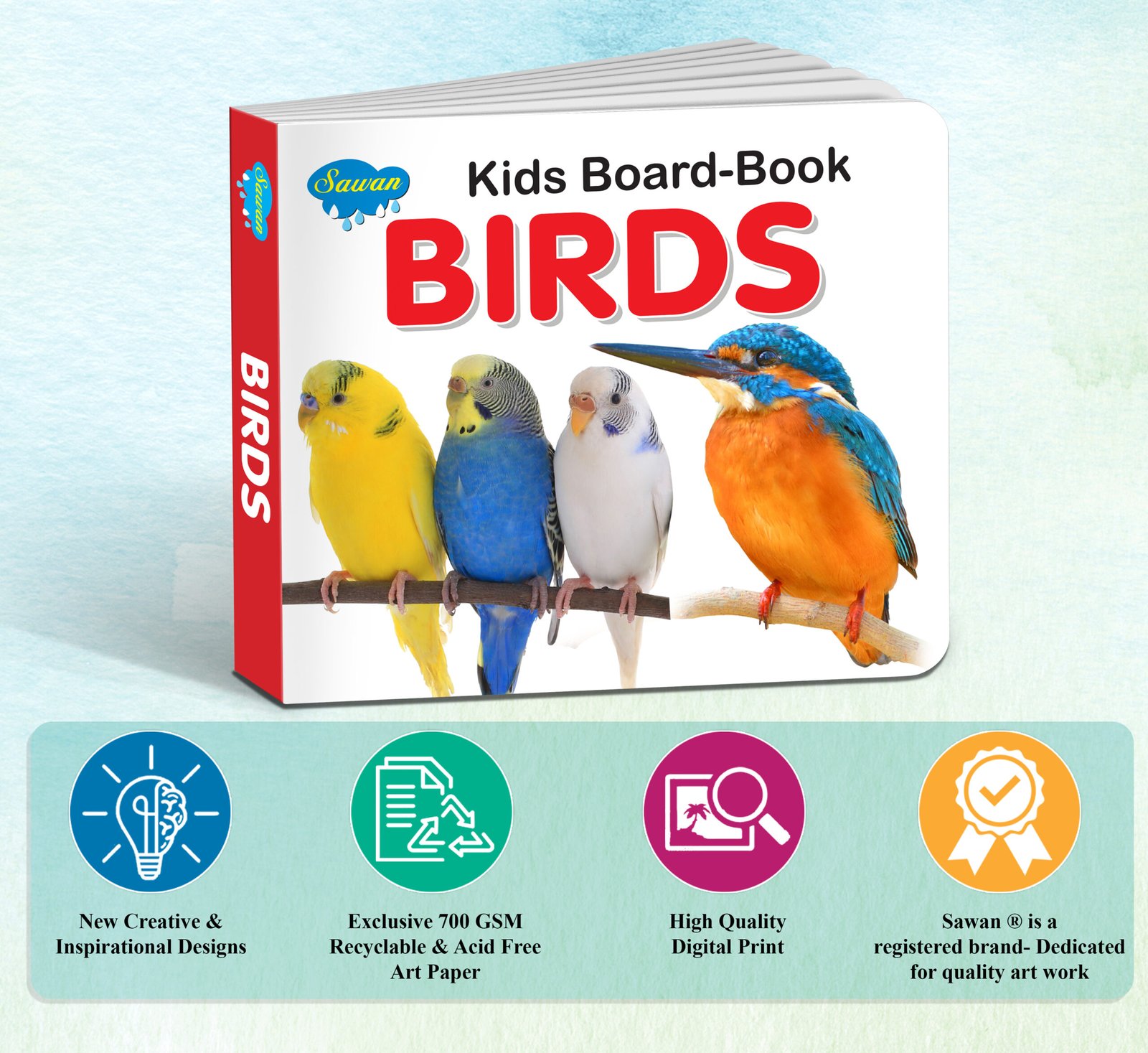 Birds | Kids Board Book | Early Learning Picture Book - Image 6