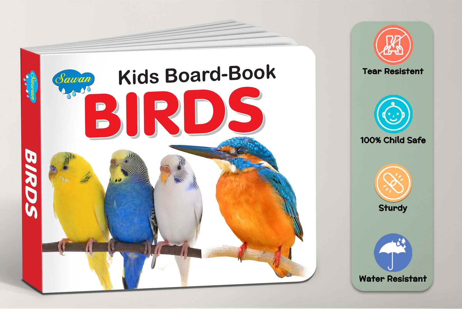 Birds | Kids Board Book | Early Learning Picture Book - Image 5
