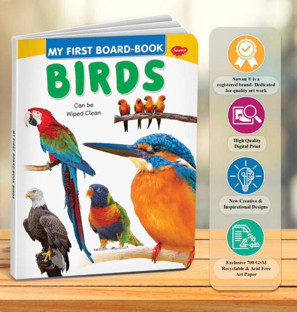 Birds | My First Board-Book | Early Learning Picture Book - Image 7