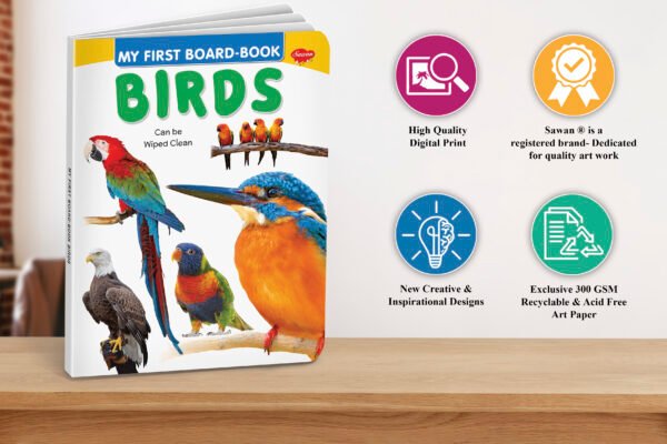 Birds | My First Board-Book | Early Learning Picture Book - Image 5