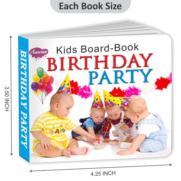 Birthday Party | Kids Board Book | Early Learning Picture Book - Image 2
