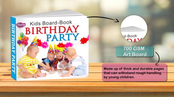 Birthday Party | Kids Board Book | Early Learning Picture Book - Image 3