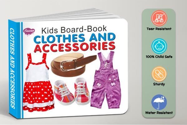 Clothes and Accessories | Kids Board Book | Early Learning Picture Book - Image 5