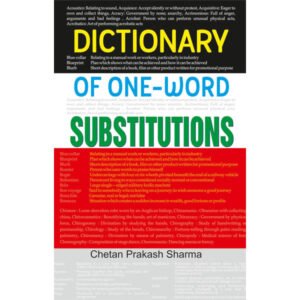 Dictionary of One Word Substitutions