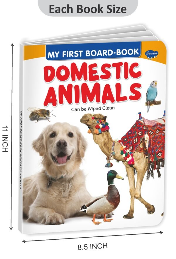 Domestic Animals | My First Board-Book | Early Learning Picture Book - Image 2