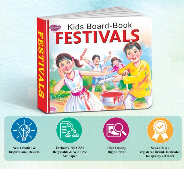Festivals | Kids Board Book | Early Learning Picture Book - Image 6