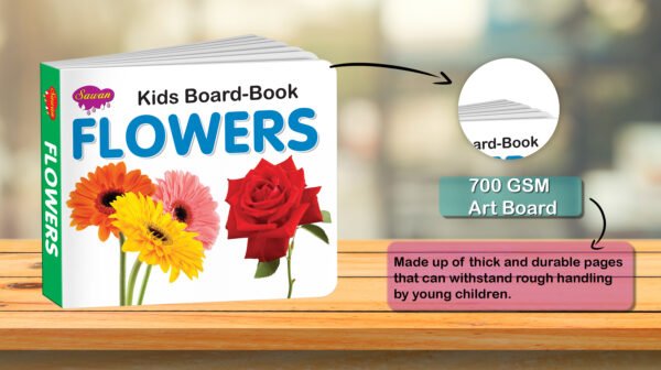 Flowers | Kids Board Book | Early Learning Pictre Book - Image 2