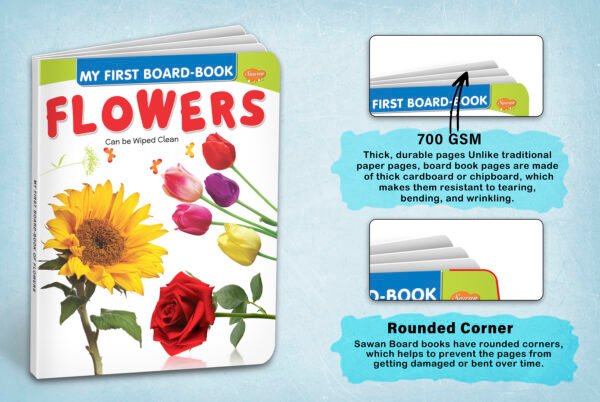 Flowers | My First Board-Book | Early Learning Picture Book - Image 4