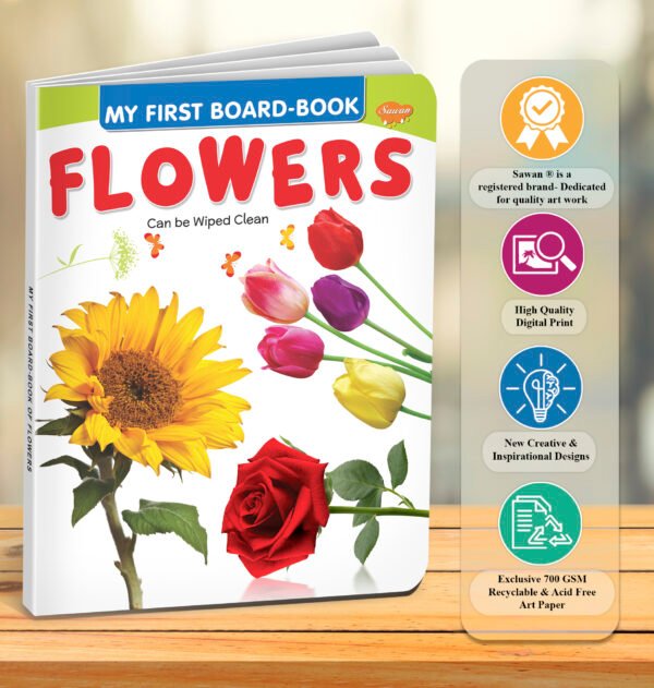 Flowers | My First Board-Book | Early Learning Picture Book - Image 7