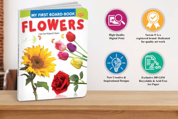 Flowers | My First Board-Book | Early Learning Picture Book - Image 5