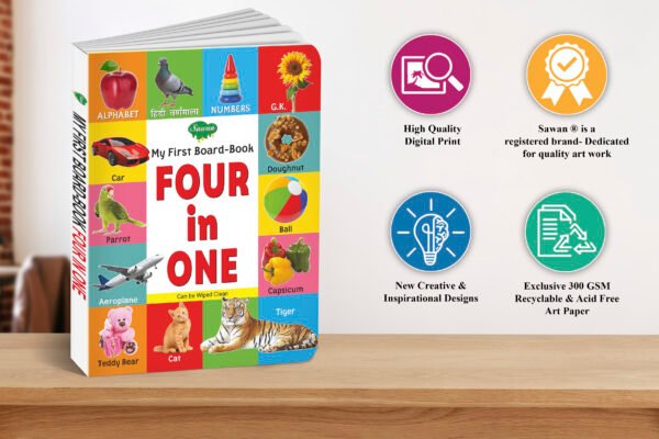 Four in One | My First Board-Book | Early Learning Picture Book - Image 5