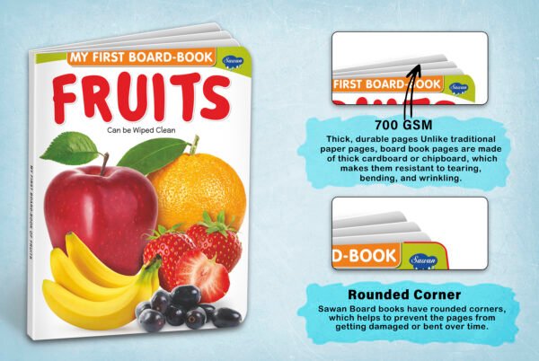 Fruits | My First Board-Book | Early Learning Picture Book - Image 4