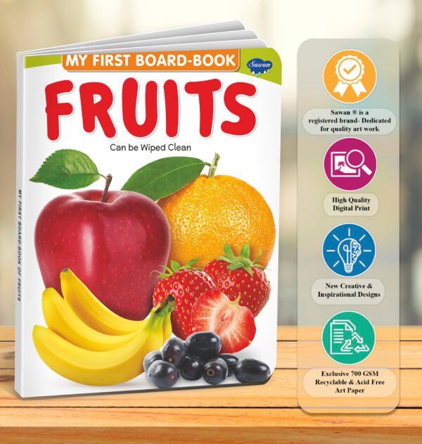 Fruits | My First Board-Book | Early Learning Picture Book - Image 7