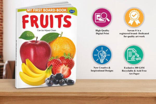 Fruits | My First Board-Book | Early Learning Picture Book - Image 5