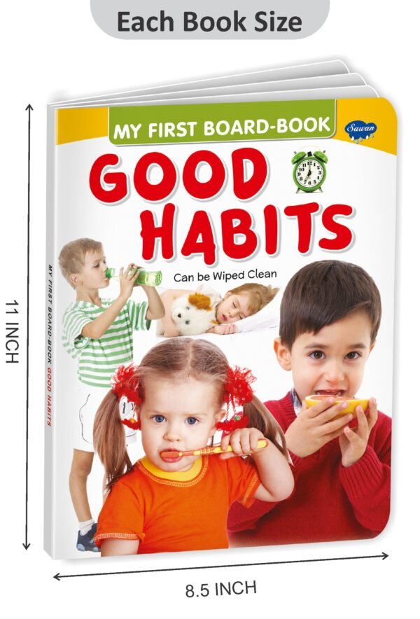 Good Habits | My First Board-Book | Early Learning Picture Book - Image 2