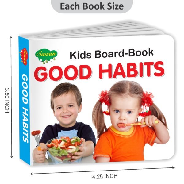 Good Habits | Kids Board Book | Early Learning Picture Book - Image 2