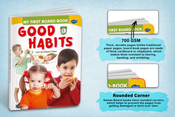 Good Habits | My First Board-Book | Early Learning Picture Book - Image 4