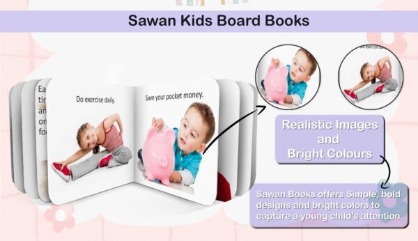 Good Habits | Kids Board Book | Early Learning Picture Book - Image 7