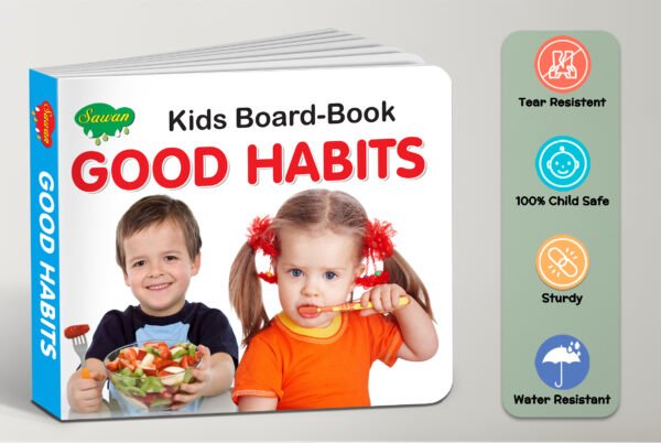 Good Habits | Kids Board Book | Early Learning Picture Book - Image 5
