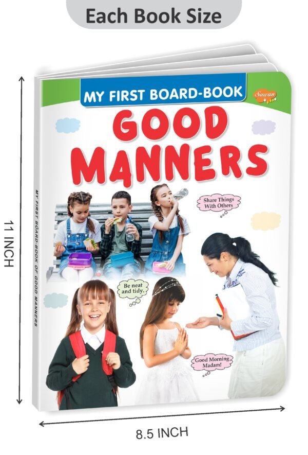 Good Manners | My First Board-Book | Early Learning Picture Book - Image 2