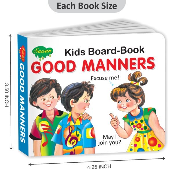 Good Manners | Kids Board Book | Early Learning Picture Book - Image 2