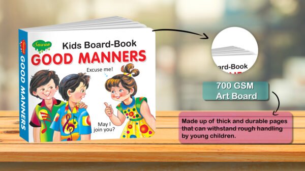 Good Manners | Kids Board Book | Early Learning Picture Book - Image 3