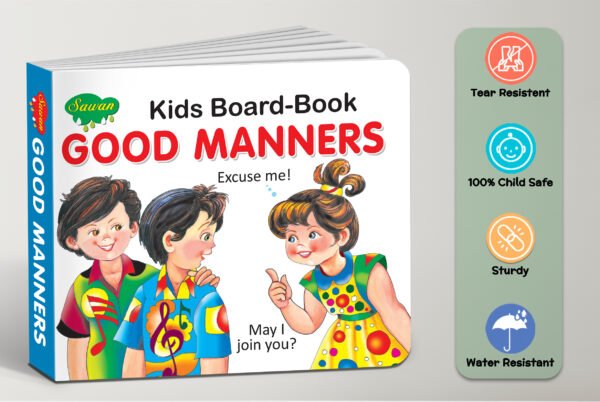 Good Manners | Kids Board Book | Early Learning Picture Book - Image 5