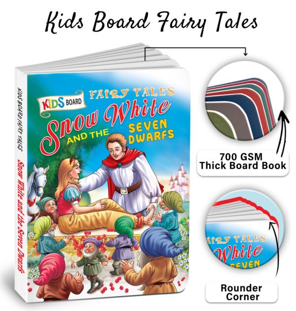 Snow White and the Seven Dwarfs | Kids Board Fairy Tales | Book for Kids - Image 4