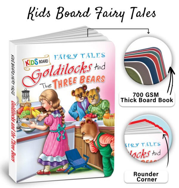 Goldilocks and the Three Bears | Kids Board Fairy Tales | Book for Kids - Image 4