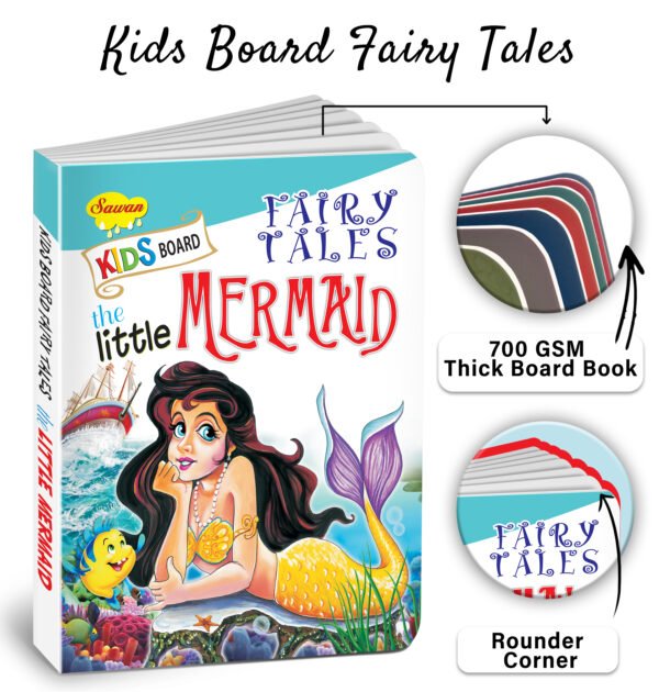 The Little Mermaid | Kids Board Fairy Tales | Book for Kids - Image 4