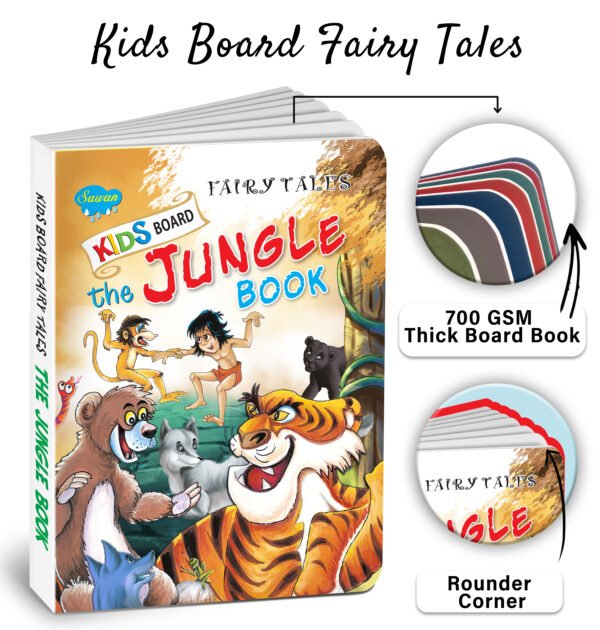 The Jungle Book | Kids Board Fairy Tales | Book for Kids - Image 4