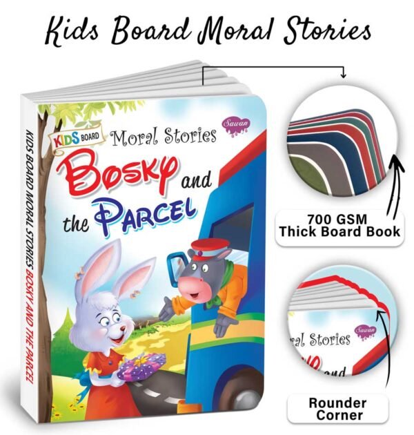 Bosky and the Parcel | Kids Board Moral Stories | Stories for Kids - Image 4
