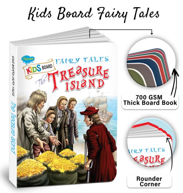 The Treasure Island | Kids Board Fairy Tales | Book for Kids - Image 4